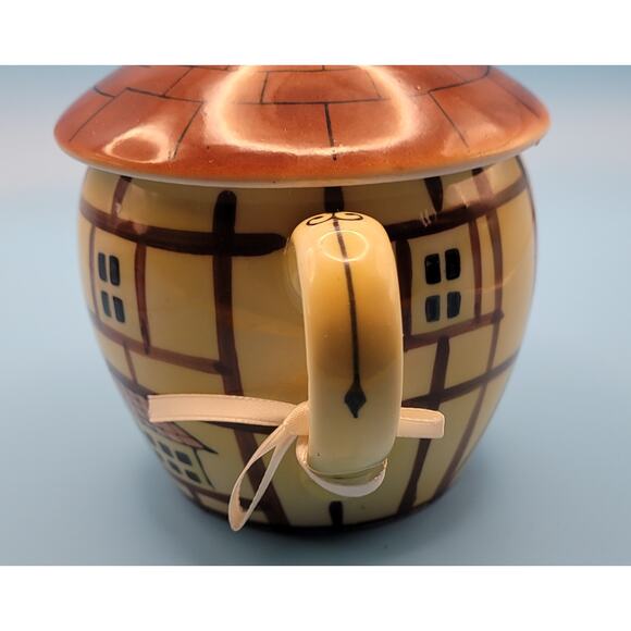 Vintage Red Horse Inn Ceramic Tea Pot English Look Cottage Ware #8405 - Picture 7 of 16